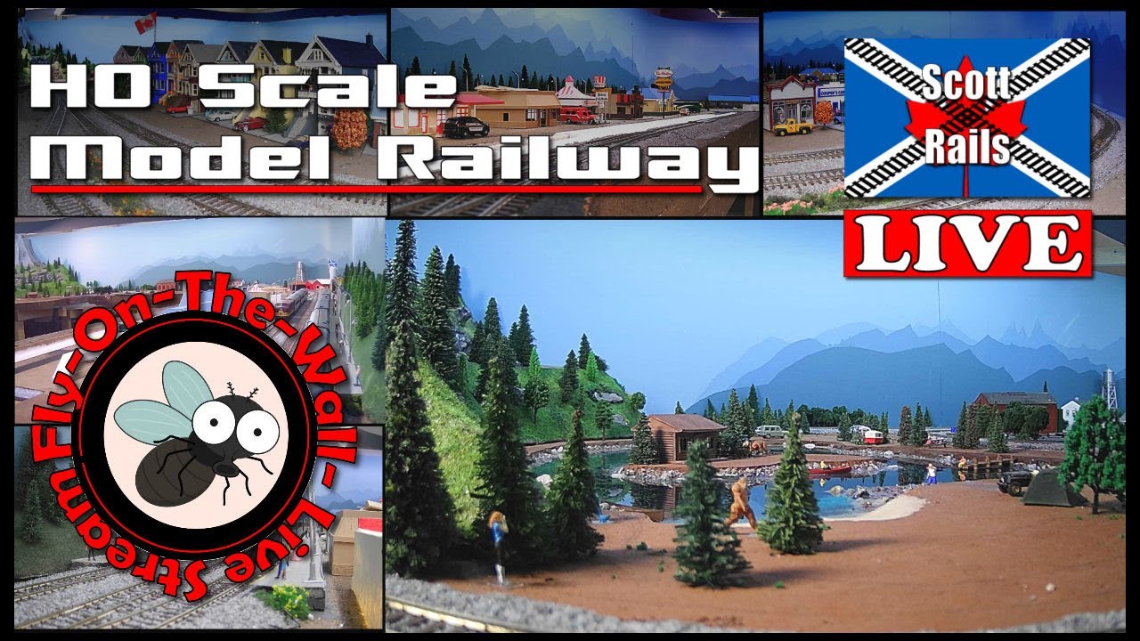 Scott Rails Live - Fly-On-The-Wall Stream - Running Trains - Chat n ...