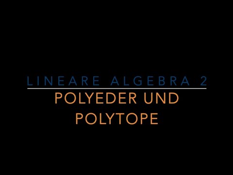 Video: Kann ein Polyeder 3 Seiten haben?