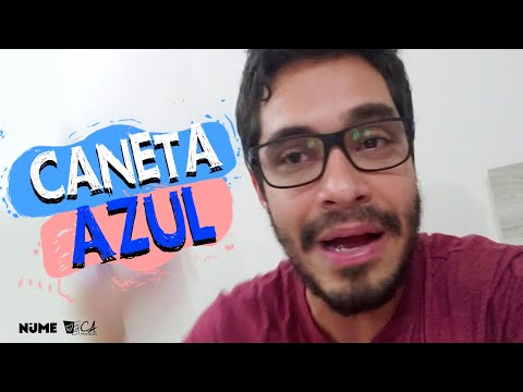 Caneta AZUL, azul caneta