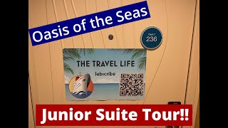 Oasis of the seas /Junior Suite Cabin Tour #7236