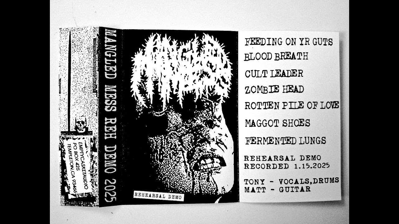 MANGLED MESS   Rehearsal Demo - ( Death / Grind ) 2025