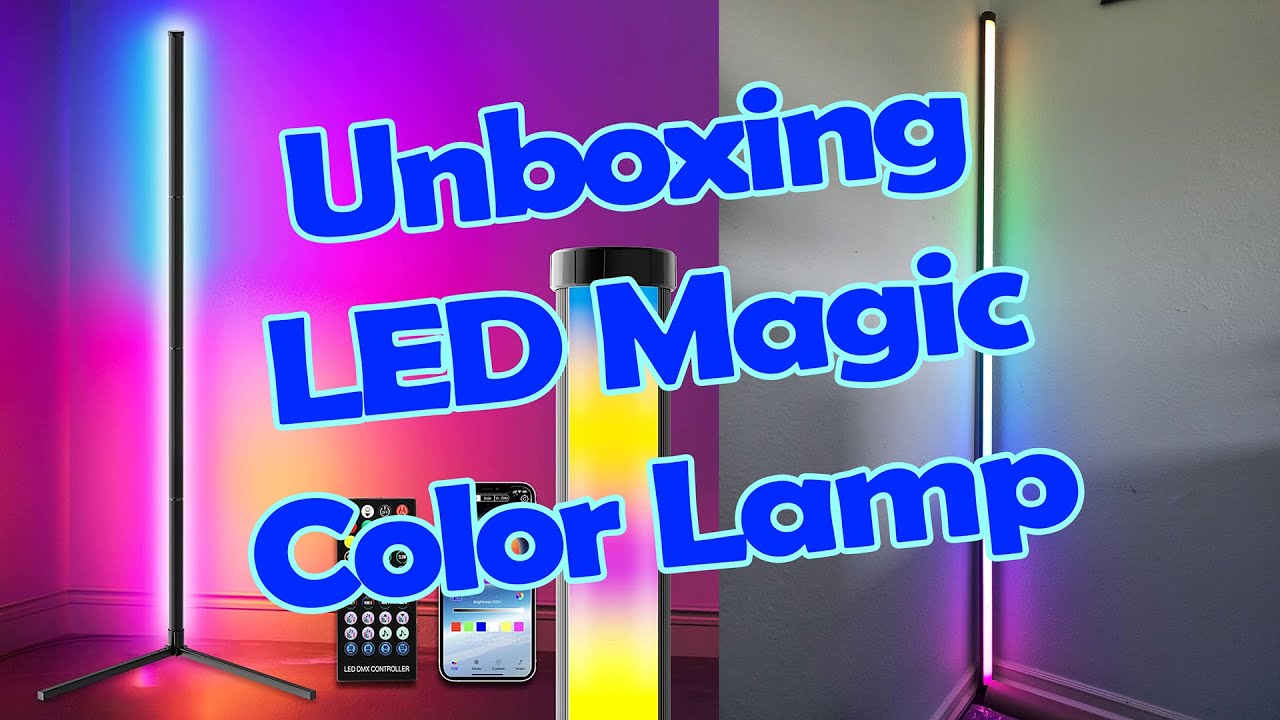 Unboxing this generic LED Magic Color Lamp - YouTube