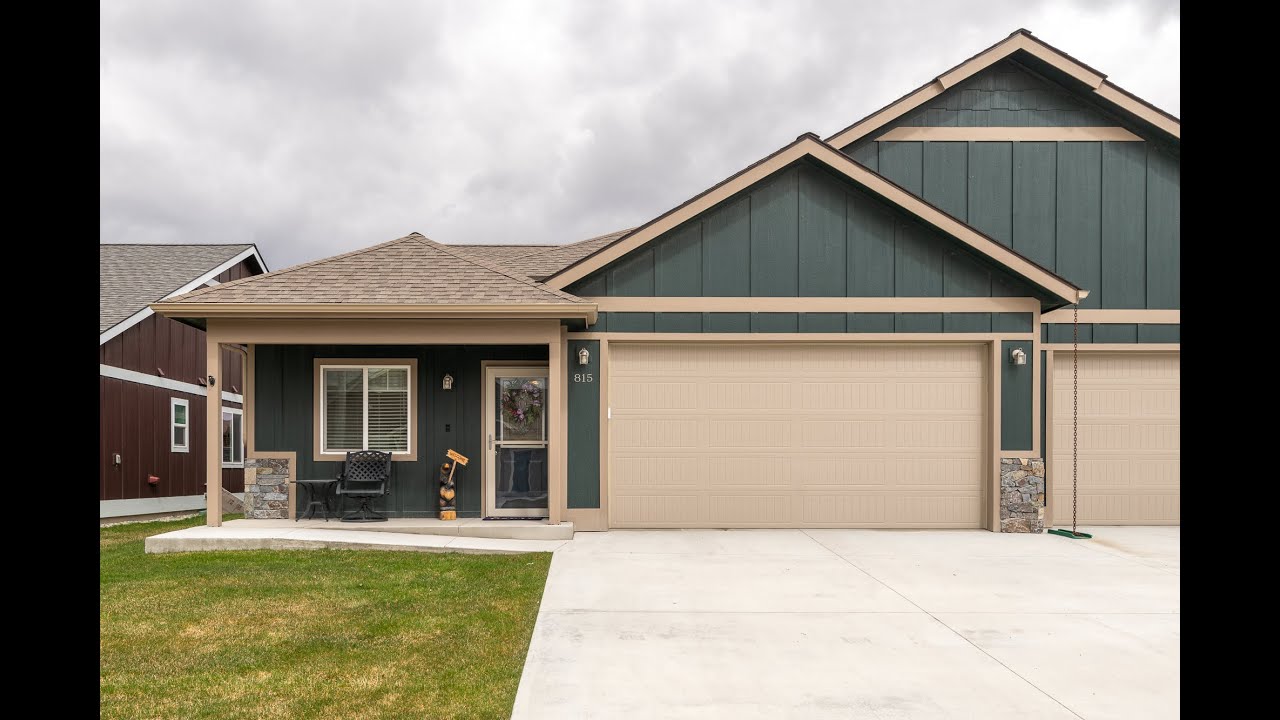 New Townhome for Sale! 815 Foxglove Dr. Kalispell, MT YouTube