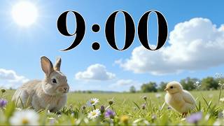 9 Minute Spring Timer | Cute Easter Vibes, Bunny, & Chick Classroom Countdown | Calm Music & Nature Net Worth