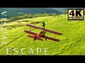 Wing walking on a airplane  67 minutes of relaxing visuals and music