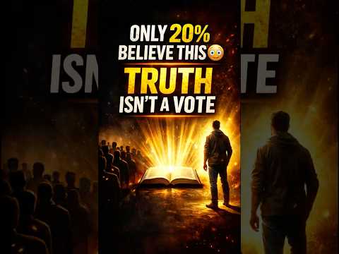 Video Only 20% Believe This About the Bible… But Truth Isnt a Vote