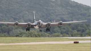 B-29 Superfortress Fifi Making a High Crosswind Landing