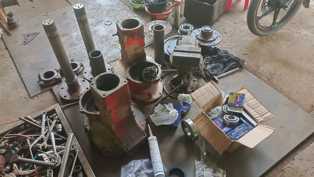 Tiếp tục bảo trì máy cải tiến hộp số yanma 2500 