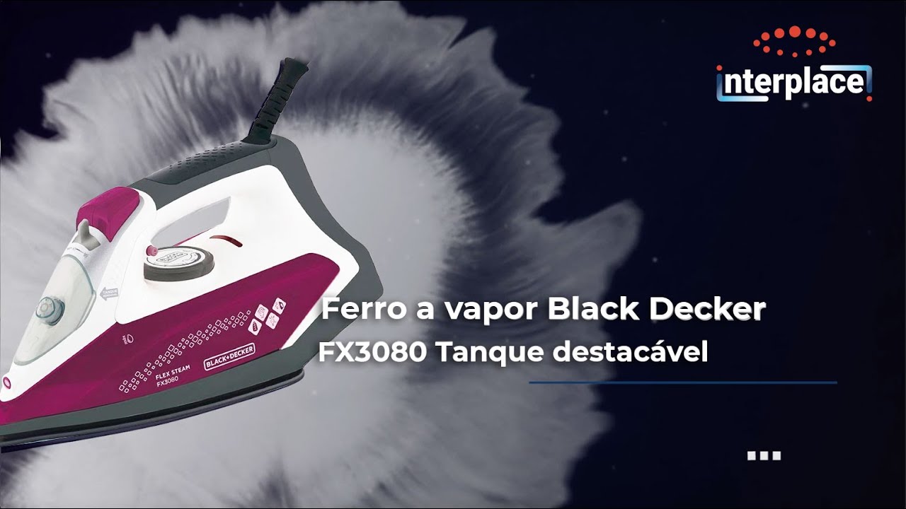 Ferro a vapor tanque destacável Fx3080 Black+Decker