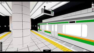 JR E231-1000 Series Tokaido Main Line (Rails Unlimited) departing Iwahara Airport Station