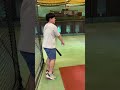 バッセンでホームランの的にボール投げるやつ #shorts