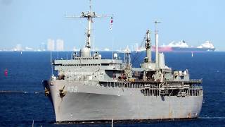 米海軍潜水母艦エモリーSランド  Emory S. Land 横須賀入港 2020年1月30日