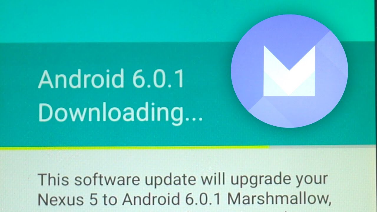 Updating to Android 6 (Nexus 5) - YouTube