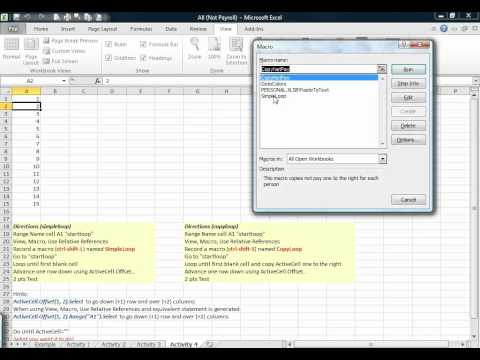 VBA #7 - Simple Loop