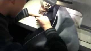 デニムエプロン制作