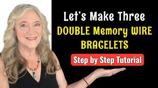 Make DOUBLE Memory WIRE Bracelets DIY Jewelry Making Tutorial