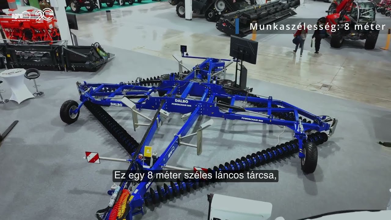 Dalbo Powerchain 800 láncos tárcsa bemutató (AGROPARK)