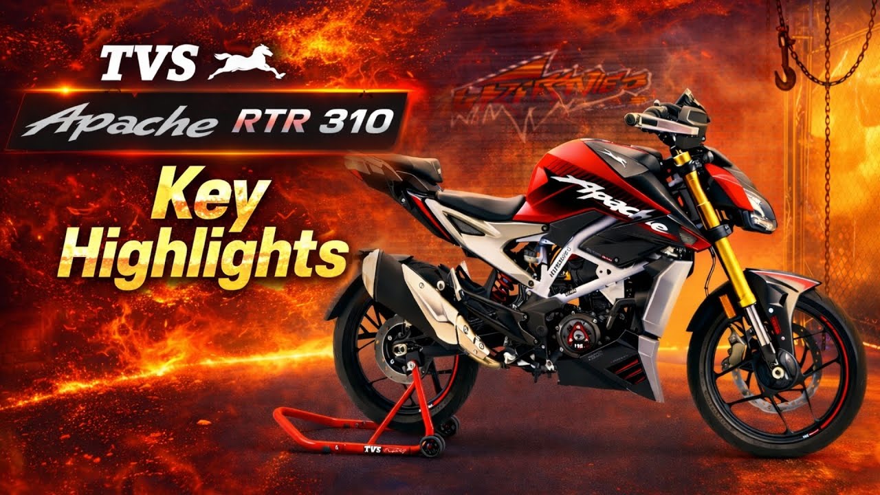 TVS Apache RTR 310 | Key Highlights - YouTube