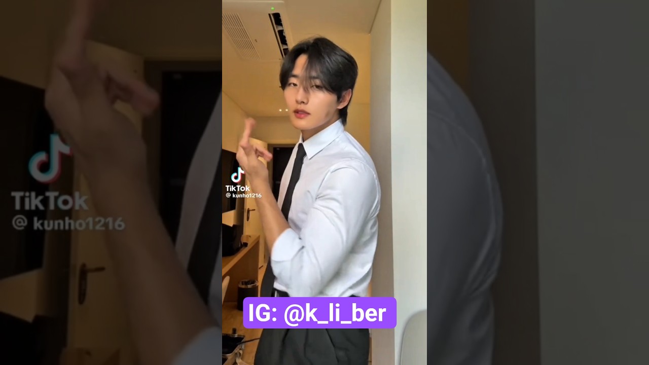 So handsome!😍❤️🇰🇷 IG: @k_li_ber