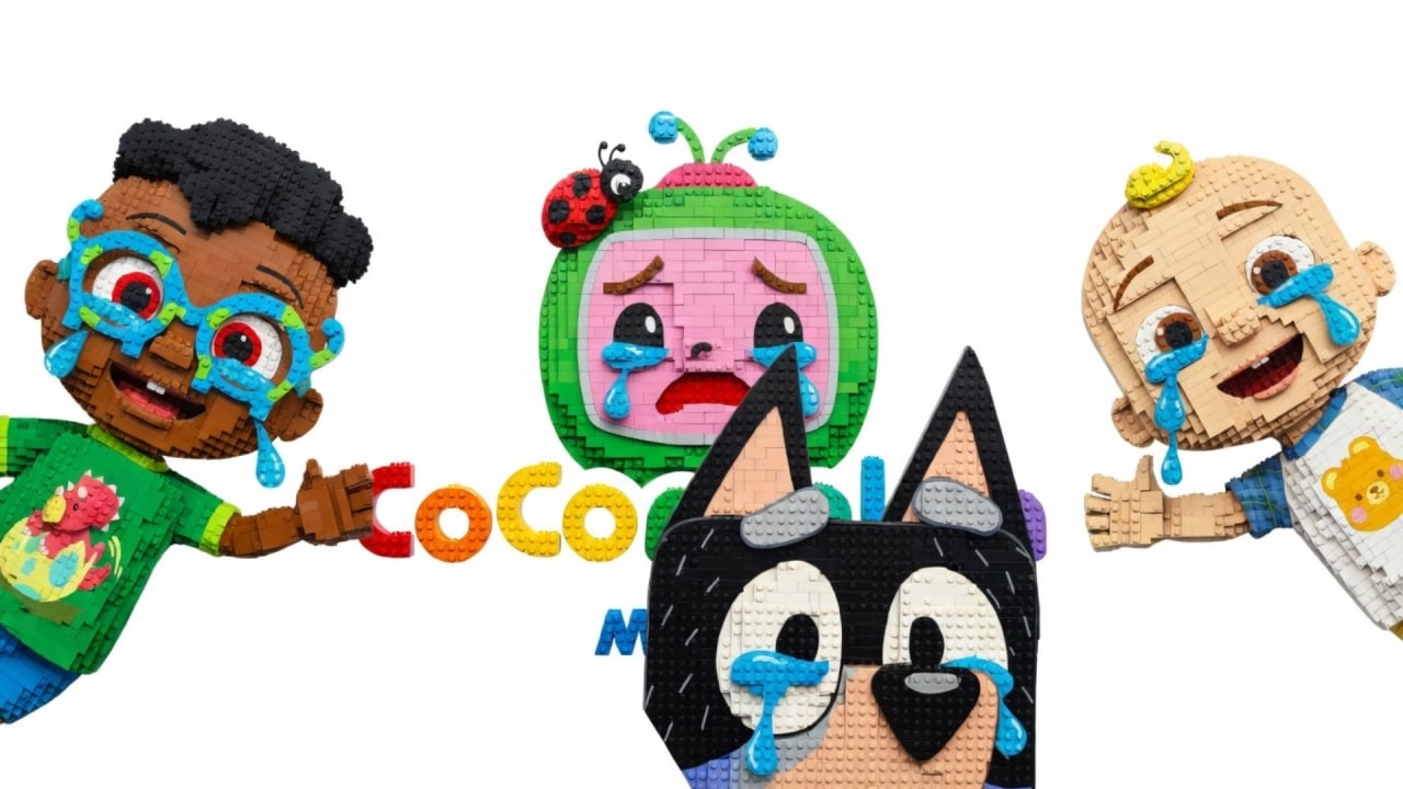 Cocomelon Outro Logo with JJ, Cody and Bluey Crying Lego Bricks Sponsored By Preview 2 Effects