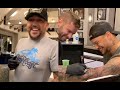 Jason Aldean Tattoos Kane Brown with Tattoo Artist Bubba Irwin