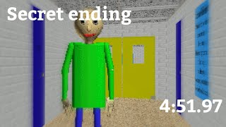 Baldi basics 1.3 speedrun - Secret ending - 4:51.97 - old wr