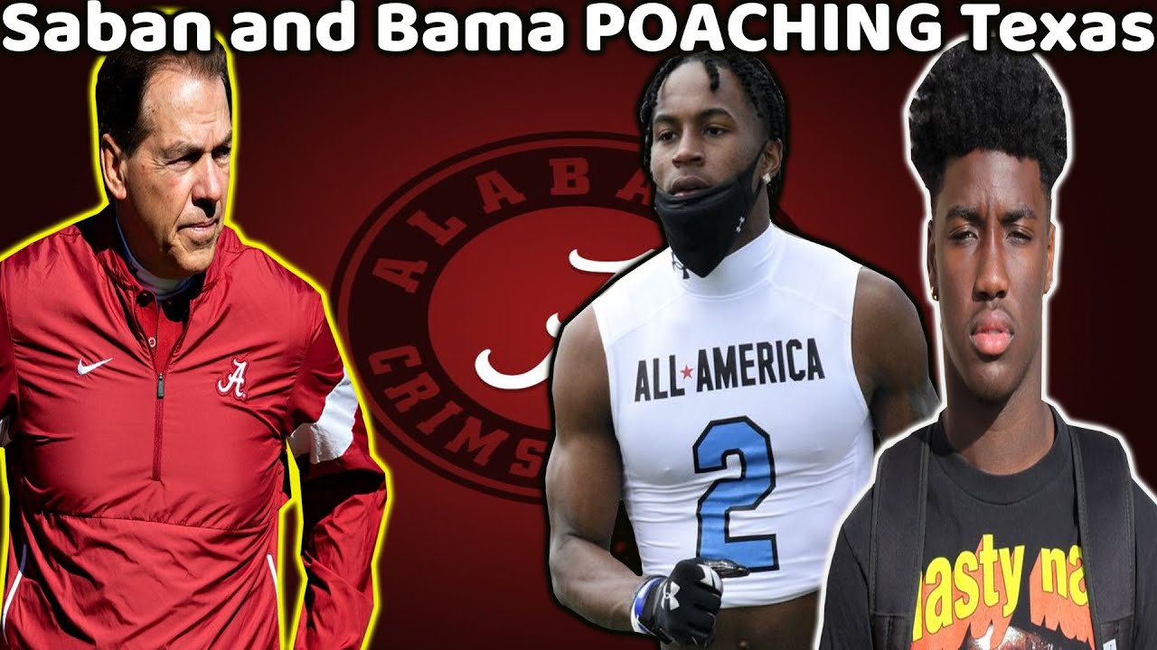Alabama Crimson Tide Recruiting! | Nick Saban trying to RAID the state of Texas of top tier talent!