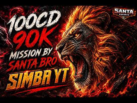 100CD 90K MISSION BY SANTA BRO #sntesports #simbayt