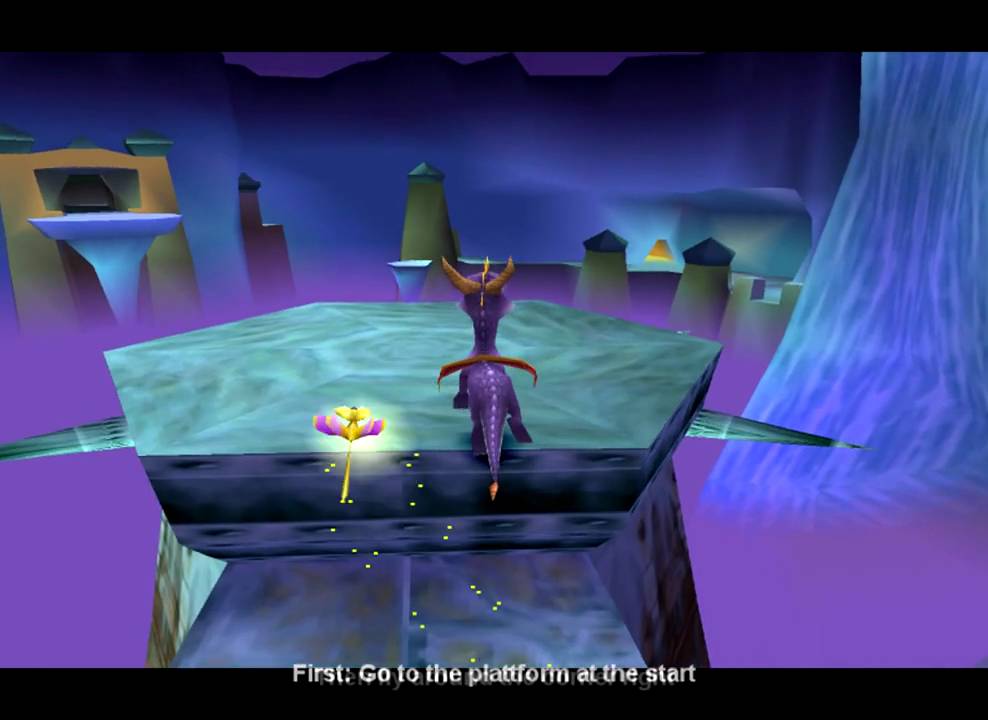 Spyro The Dragon How to get 3 extra lifes in Ice Cavern YouTube
