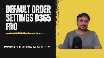 Default Settings in D365 Finance and Operations