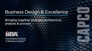 Business Design & Excellence: bedrijfsarchitectuur, analyse en proces samenbrengen