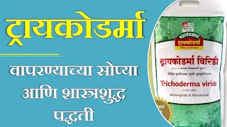 ट्रायकोडर्मा वापरण्याच्या सोप्या पद्धती (Methods of use of Trichoderma) #ट्रायकोडर्मा