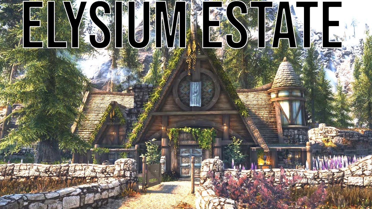 Relaxing Home Near Windhelm!  Skyrim AE/SE: Playerhome Mod Showcase! 