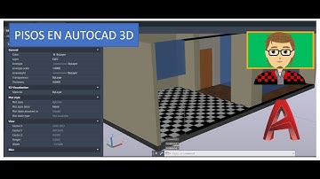 Modelado Piso 3D y textura - AutoCAD 3D - Levantar planos de 2D a 3D.