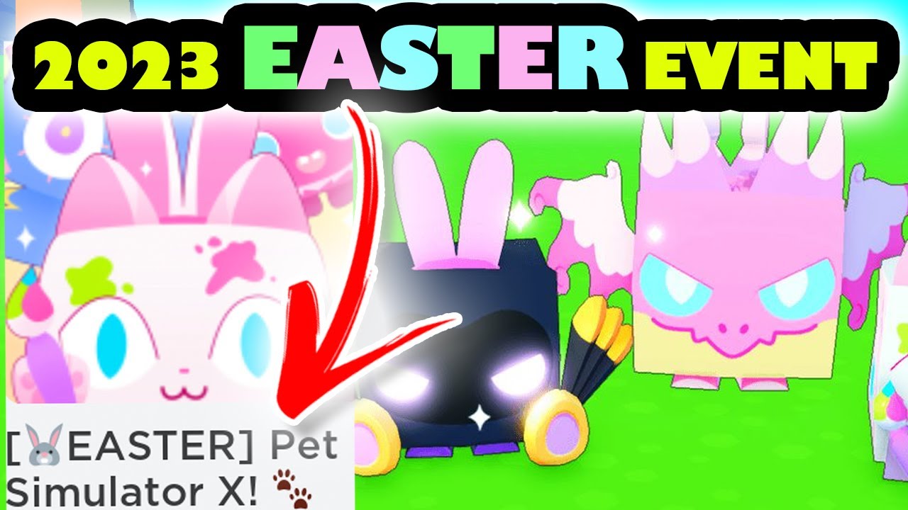 Roblox Pet Simulator X Easter 2023 Bundle Pack! WITH CODES! *IN HAND*