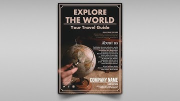 Magazine Cover / Brochure Cover Design in Affinity Publisher Software