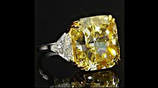 خاتم الماس 2019,خواتم الماس,خاتم الماس اصفر روعه - YouTube