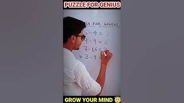 Puzzle For Genius 🤗 || Maths Tricks #shorts #mathstricks #mathsmagic #puzzle #protricks