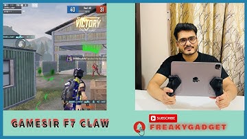 GameSir f7 Claw: Android & IOS Gamer Controller or Trigger. Ipad Pro BGMI Handcam Gameplay. #BGMI
