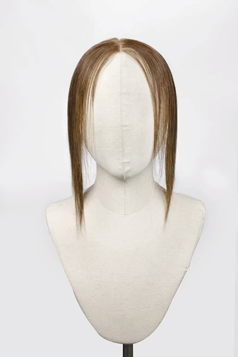 Aurora Hair Line Topper. Dark brown root with light brow color #seullyhair #wigs #hairstyle #hair