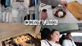 Cozy Weekend Vlog! Making Homemade Cinnamon Rolls, Hosting a BBQ, Hangout With Us