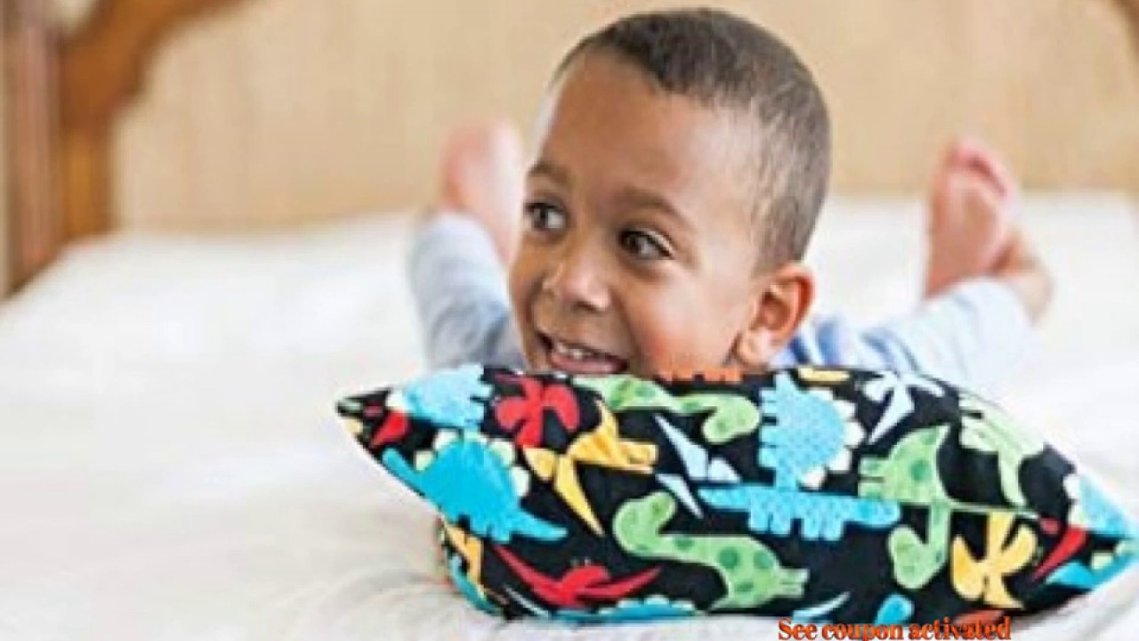 Little Sleepy Head Toddler Pillowcase Utopia Collection Dinosaurs 13 X 18