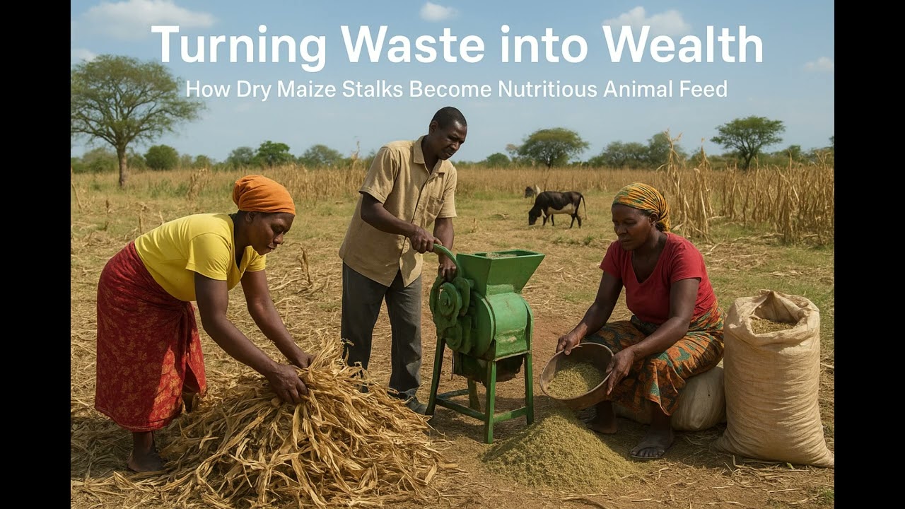 podcast| turning waste into wealth| How dry maize stalks become nutritious animal feed