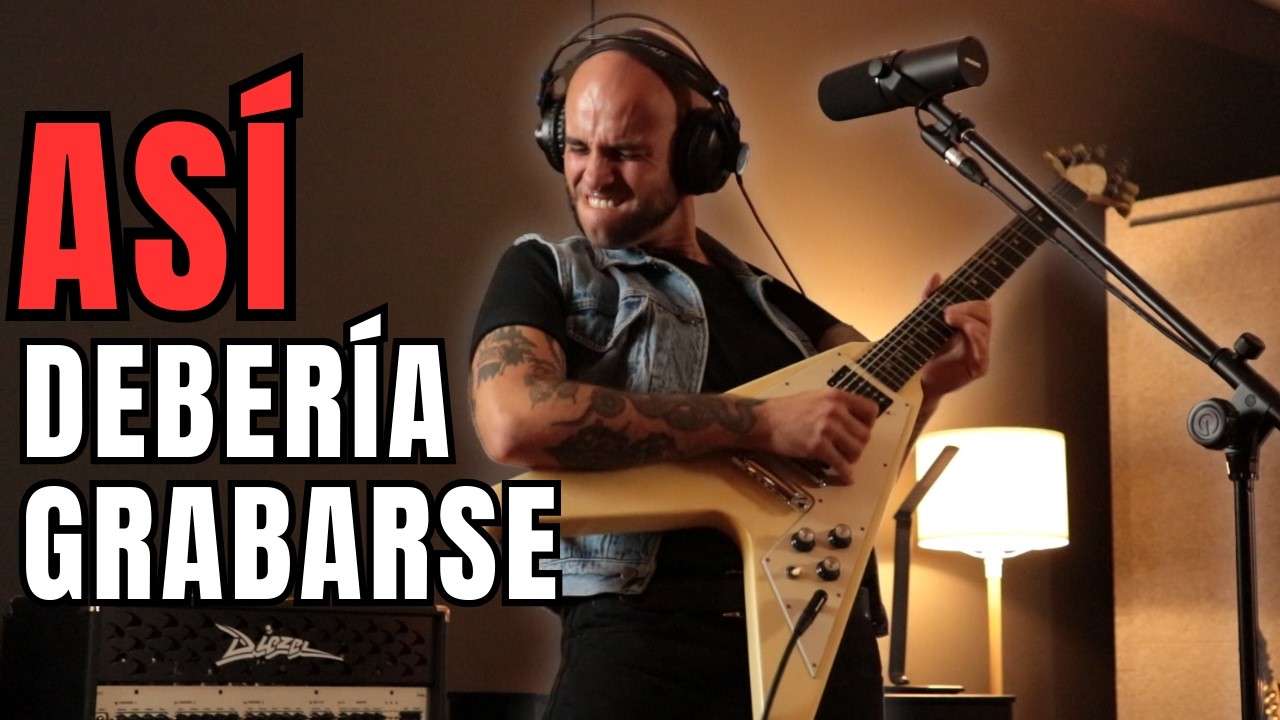 La forma más REAL de grabar a una banda | MEDALLA en directo en mi estudio