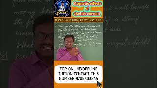 Finding the direction of the magnetic field by Flemings left hand rule| CBSE &amp; STATE 10 Physics