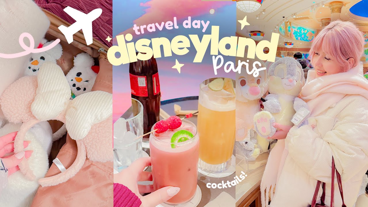 TRAVEL DAY to Disneyland Paris at CHRISTMAS 🎄 NEW Disney Village, Hotel New York & Sequoia Lodge!
