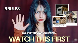 How I Create My Own Subliminals: 5 Things That Matter📝🎧