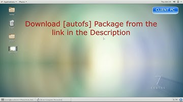 How to configure nfs server and client said with auto mounting autofs in centos