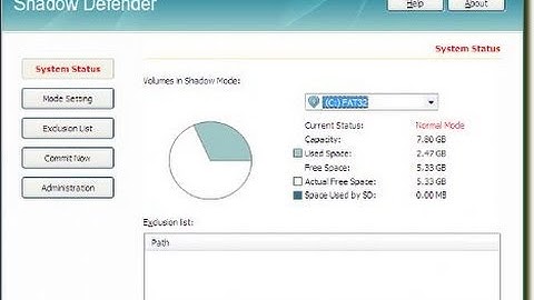 HOW TO USE OR CONFIGURE SHADOW DEFENDER -FLASH69