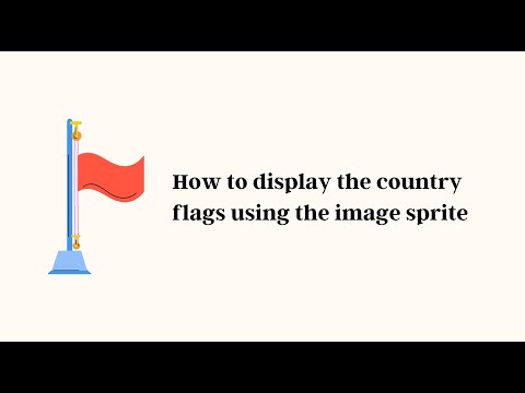 [Updated] How to display country flags using the image sprite?